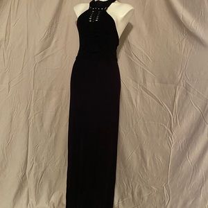 Black maxi dress